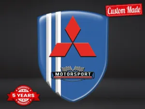 Mitsubishi Auto Banner Aufkleber Max Robust Aktuell Pro Chic
